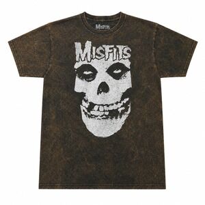 Misfits Licensed Modern Mineral Wash Fiend Skull Medium